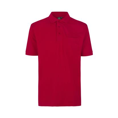 ID PRO Wear 0320 poloshirt med lomme, rød