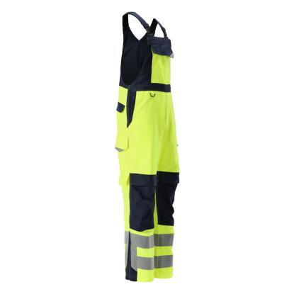 MASCOT MULTISAFE Davos overall med knælommer, hi-vis gul/mørk marine