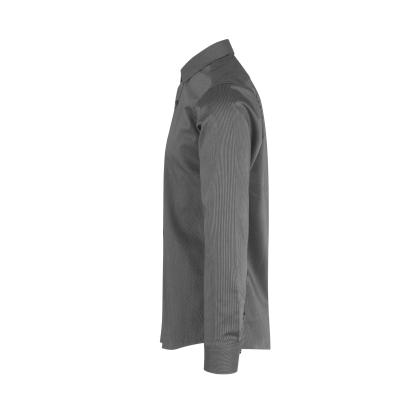 Seven Seas SS37 Fine Twill California skjorte, slim, mørk grå