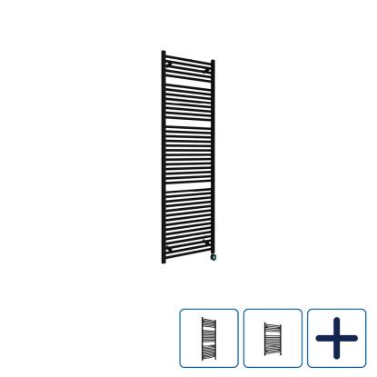 Best Design Senden håndklædetørrer, mat sort