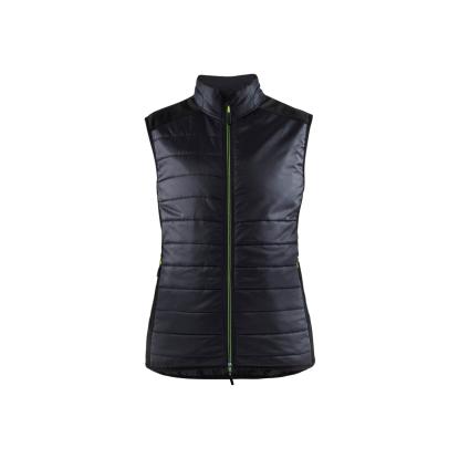 Blåkläder 3864 dame vest foret, sort/hi-vis gul