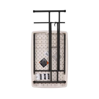 Lifetime sammenklappeligt bord, plast, hvid, 53 x 76 x 49 cm