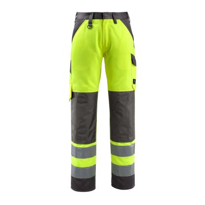 MASCOT SAFE LIGHT Maitland arbejdsbukser med knælommer, hi-vis gul/mørk antracit