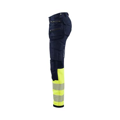Blåkläder 7193 dame high vis buks 4-vejs stretch, marineblå/hi-vis gul