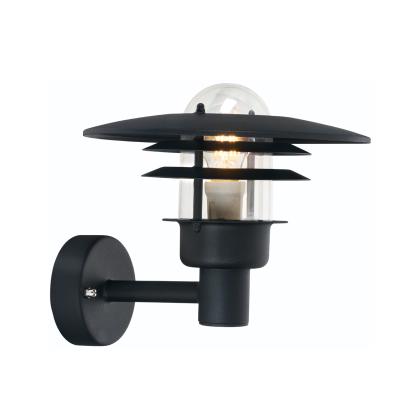 Norlys Larvik væglampe, E27, IP55, sort