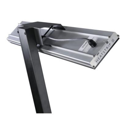 HEATSTRIP Design el terrassevarmer på stander med fjernbetjening og appstyring, sort, 2400W