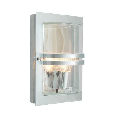 Norlys Basel væglampe, E27, IP54, galvaniseret