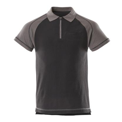 MASCOT IMAGE Bianco poloshirt med brystlomme, sort/antracit