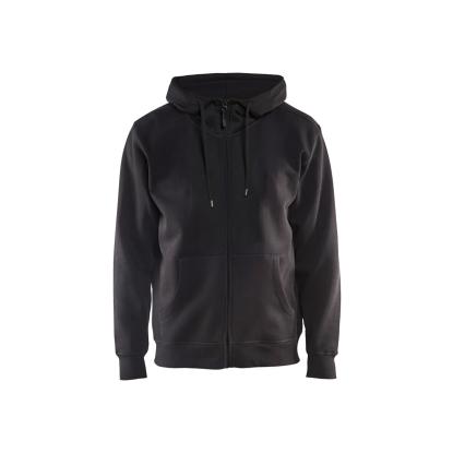 Blåkläder 3366 hættetrøje full zip, sort