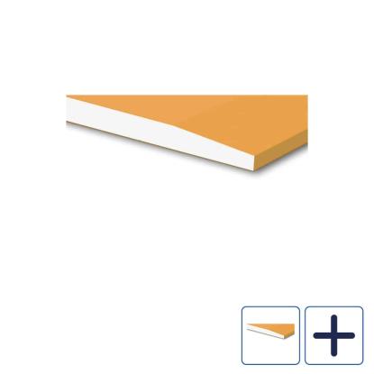 Siniat vådrumgips, 12,5 x 2500 mm