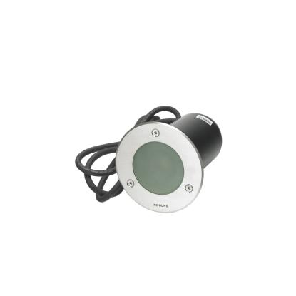 Norlys Rena LED nedgravningsspot, rund, GU10, IP68, stål/frostet