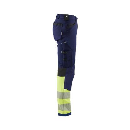 Blåkläder 1193 high vis buks 4-vejs stretch, marineblå/hi-vis gul