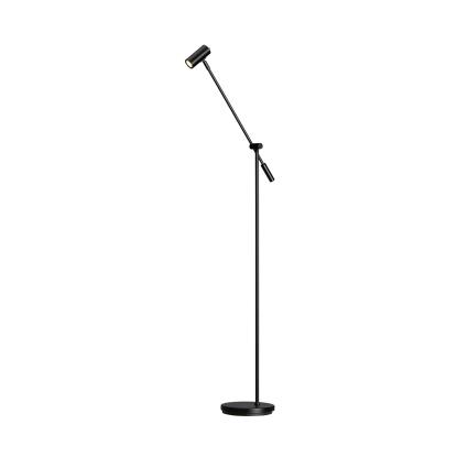Belid Cato LED gulvlampe, H100-133 cm, GU4, dæmpbar, mat sort