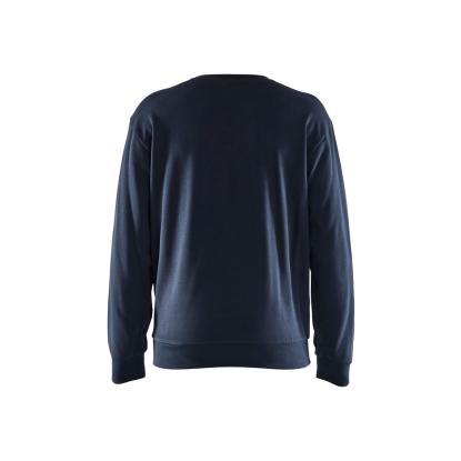 Blåkläder 3580 sweatshirt, mørk marineblå/hi-vis gul