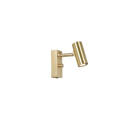 Belid Cato vægspot, H14,7 cm, GU4/MR11, messing