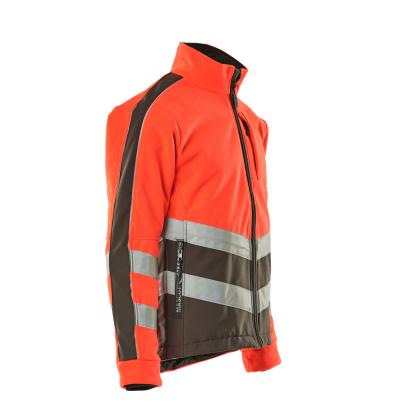 MASCOT SAFE SUPREME Sheffield fleecejakke, hi-vis rød/mørk antracit