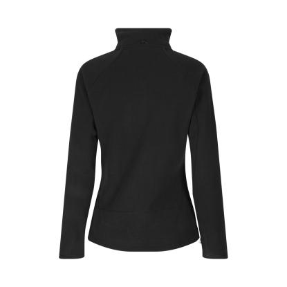ID 0807 Zip-n-Mix mikrofleece cardigan, dame, sort