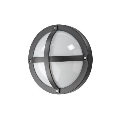 SG Armaturen Solo 1100 LED væglampe med skumringsrelæ, Ø27 cm, IP65, grafitgrå