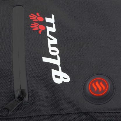 Glovii universalvest med varme, GV1U, kompatibel med enhver 2A powerbank, sort