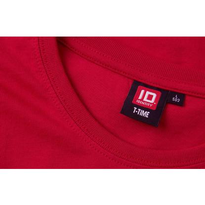 ID T-TIME® 0502 T-shirt, tight, rød