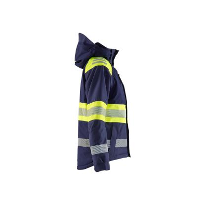 Blåkläder 4470 dame high vis vinterjakke, marineblå/hi-vis gul
