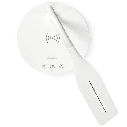 Nedis LED skrivebordslampe, Ø17 x 59 cm, hvid