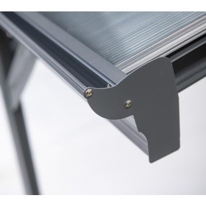 Westmann Bergen carport, buet tag, antracitgrå, 220 x 300 x 505 cm - 15 m²