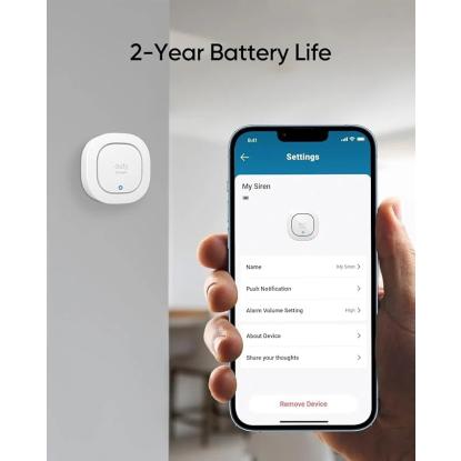 eufy trådløs sirene, 105 dB