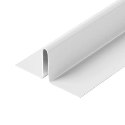 GTBUILD facadeprofil, t-samleprofil, lys grå - 3 meter
