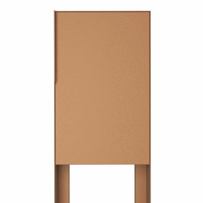 Bravios Faro postkasse med stander, rust