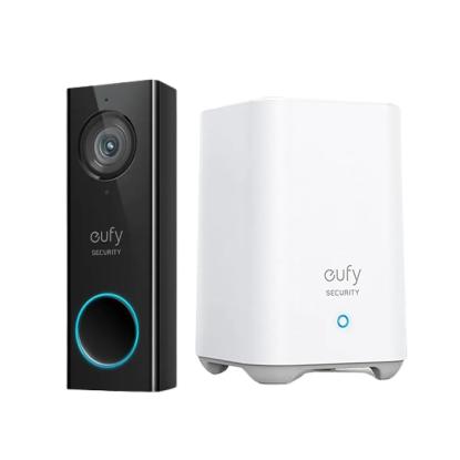 eufy S220 videodørklokke med HomeBase 2, 2K, sort