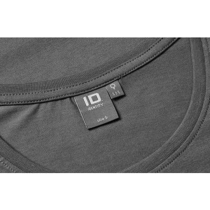 ID 0595 Stretch T-shirt, komfort, dame, silver grey