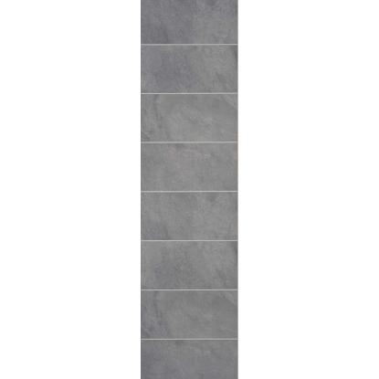 Fibo 3D vådrumspanel med 60 x 30 cm fliselook, 10 x 600 x 2400 mm, negro grande 