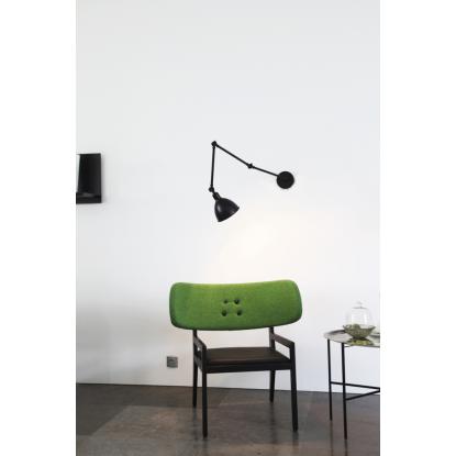 By Rydéns Bazar væglampe, L122 cm, sort