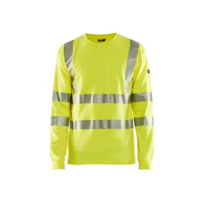 Blåkläder 3481 multinorm t-shirt lang ærme inherent, hi-vis gul