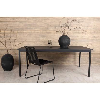 Venture Design Modena havebord, sort, 100 x 200 cm