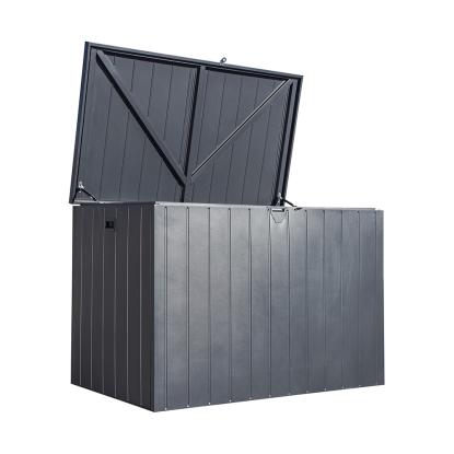 ShelterLogic hyndeboks, stål, antracitgrå,  93 x 79 x 138 cm - 870 liter