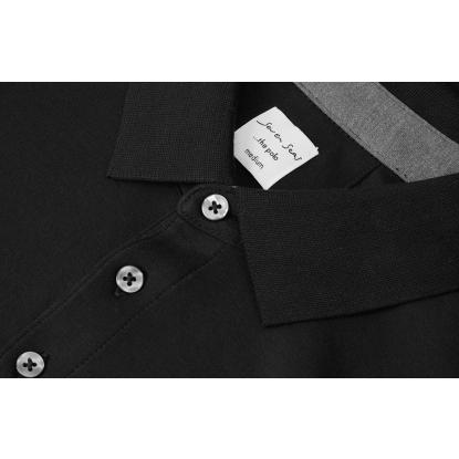 Seven Seas S600 The polo kortærmet poloshirt, sort