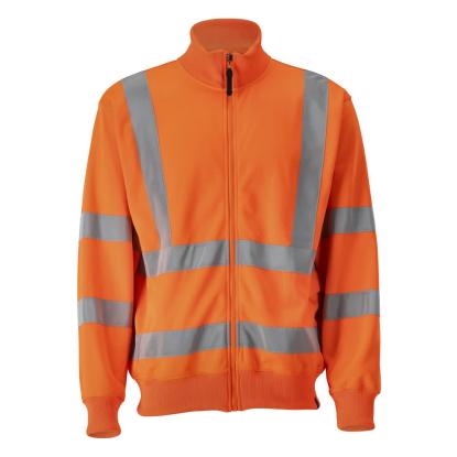 MASCOT SAFE CLASSIC Maringa sweatshirts med lynlås, hi-vis orange