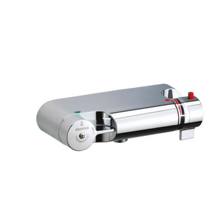 Damixa TMC brusearmatur med krom greb uden rosetter, 1/2" afgang, krom