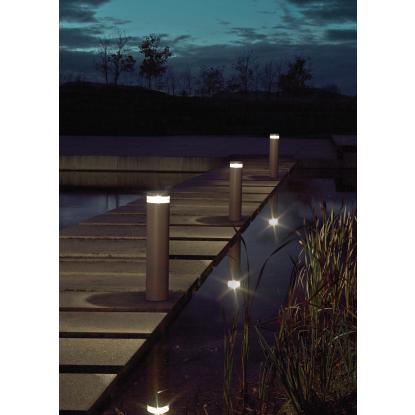 Norlys Stavanger LED pullert, stor, IP65, aluminium
