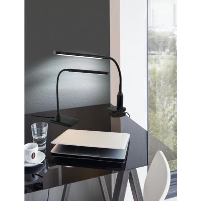 EGLO LAROA LED bordlampe med touchdæmper, H32,5 cm, dæmpbar, sort