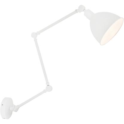 By Rydéns Bazar væglampe, L122 cm, hvid