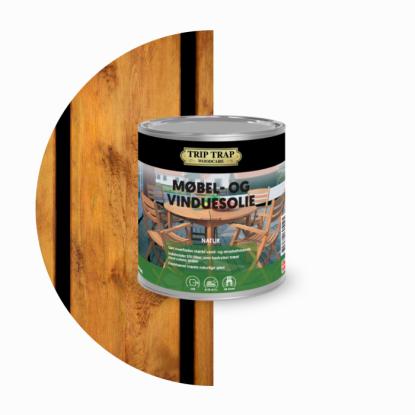 Trip Trap møbel- og vinduesolie, mahogni - 750 ml
