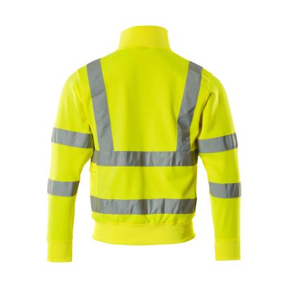 MASCOT SAFE CLASSIC Maringa sweatshirts med lynlås, hi-vis gul