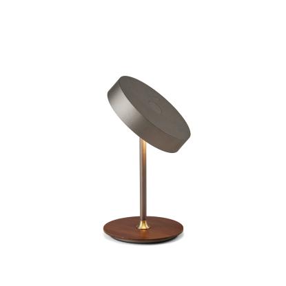 Halo Design On The Move batteri bordlampe, Ø13 cm, 2,5 watt, gunmetal sort