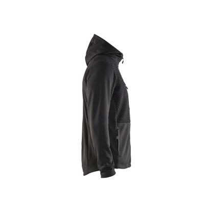 Blåkläder 3540 hættetrøje full zip, sort