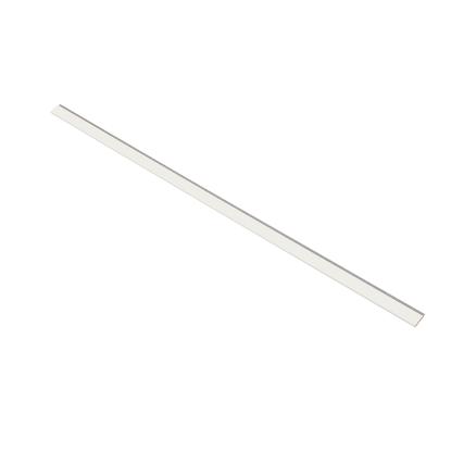 I-Wood afslutningsliste til 4-lamel akustikpanel, hvidmalet, grå filt og lys kerne, folie, 16 x 67 mm