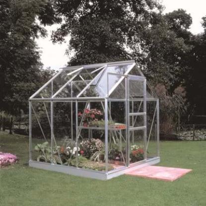 Halls Popular 66 drivhus 3,8 m², alu, 3 mm hærdet glas