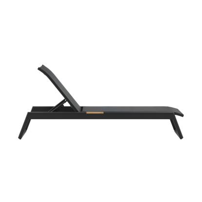 Venture Design Mexico Sun Lounge liggestol, sort